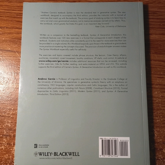 🎓Carnie Syntax Workbook - Picture 2 of 2